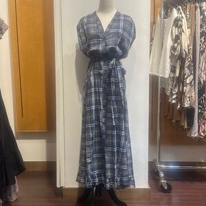 Scandal Italy Carreaux Plaid Dress
